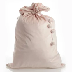 Personalised Pink Velvet Santa Sack Personalised Santa Sacks|