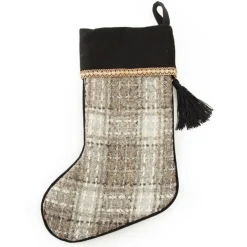 Personalised Plaid Christmas Stocking Personalised Stockings|