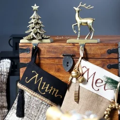 Personalised Plaid Christmas Stocking Personalised Stockings|