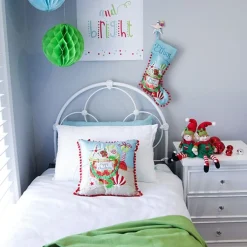 Personalised Pom Pom Beach Christmas Stocking Personalised Stockings|