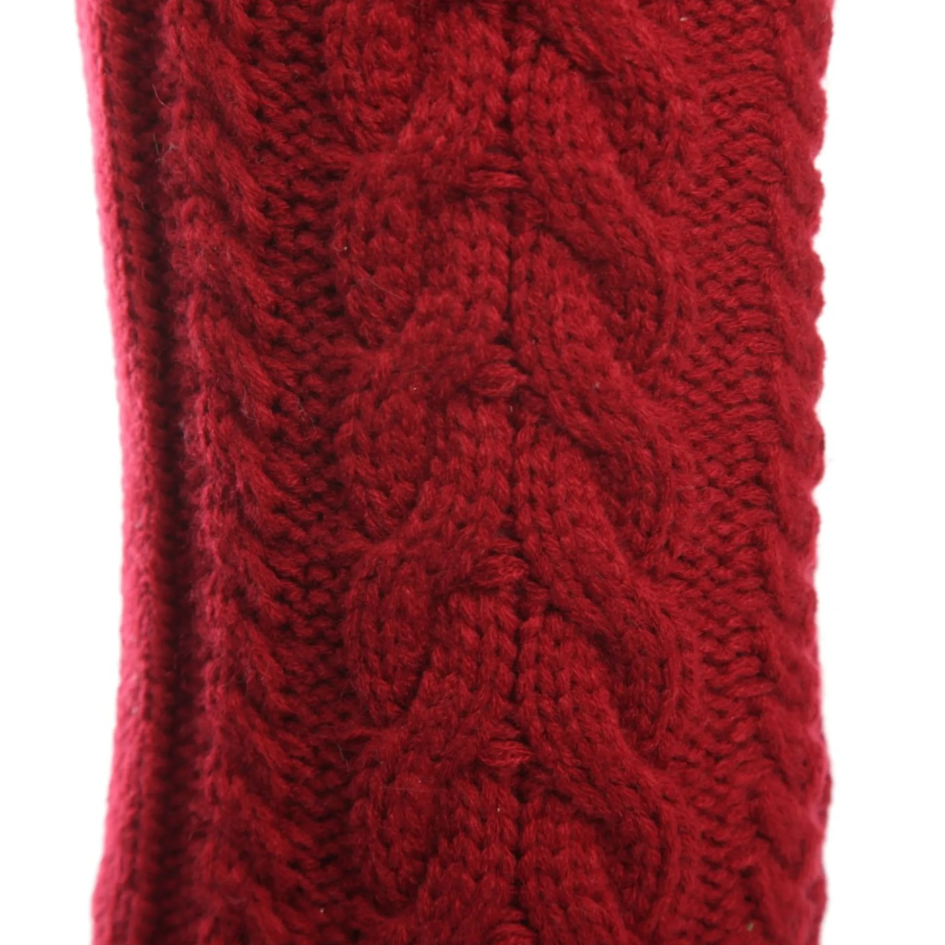 Personalised Red Cable Knit Christmas Stocking Personalised Stockings|
