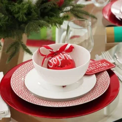 Personalised Red Shatterproof Christmas Bauble Personalised Baubles|