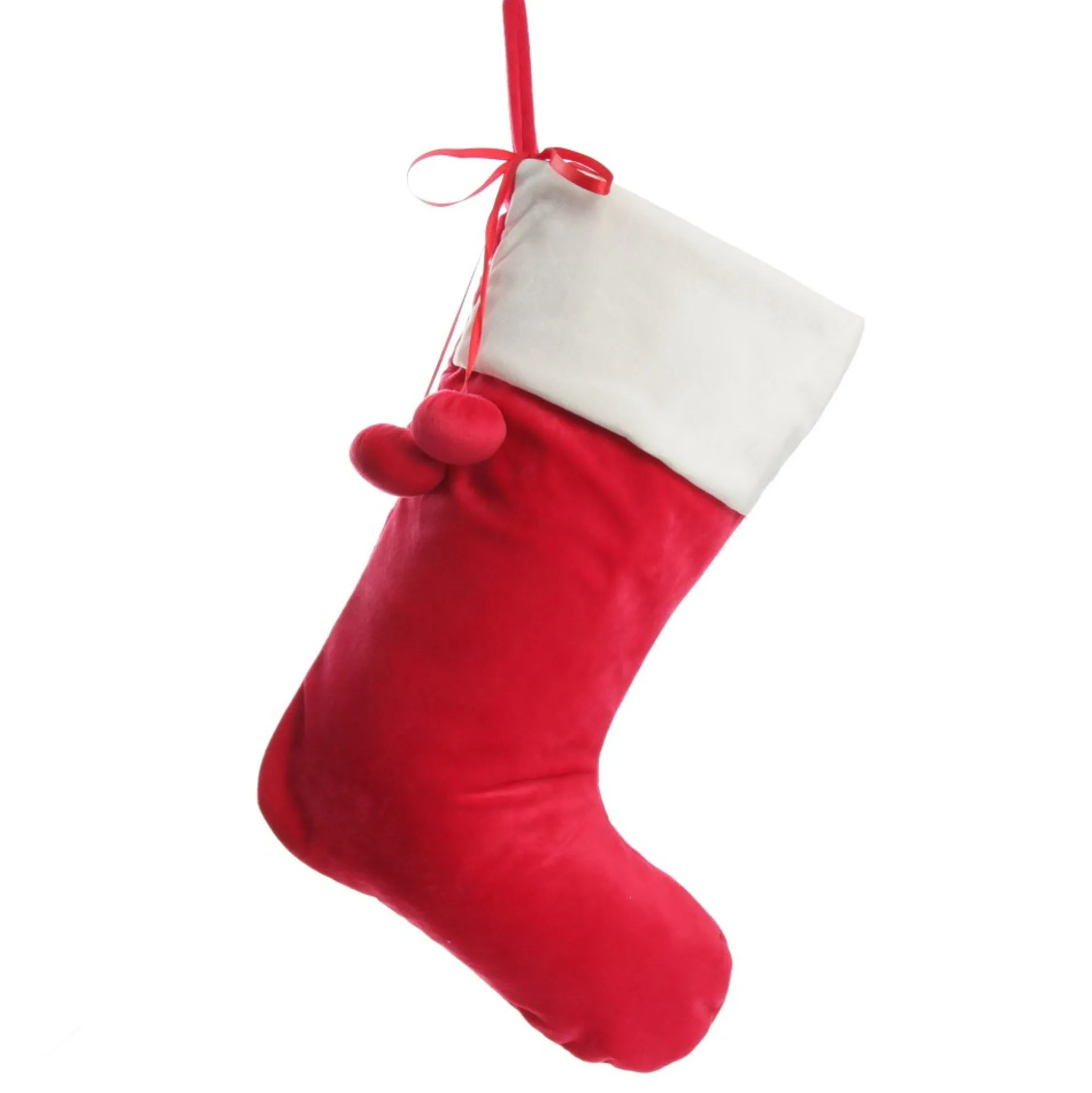 Personalised Red Velvet Christmas Stocking Personalised Stockings|