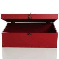 Personalised Red Wooden Christmas Eve Keepsake Box Gift Wrap, Boxes, Bags & Tags|