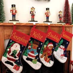 Personalised Reindeer Christmas Stocking Personalised Stockings|