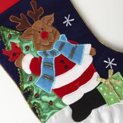 Personalised Reindeer Christmas Stocking Personalised Stockings|