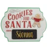 Personalised Retro Cookies for Santa Table Plaque Christmas Plaques|
