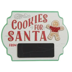 Personalised Retro Cookies for Santa Table Plaque Christmas Plaques|