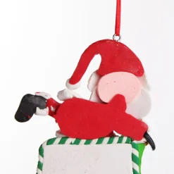 Personalised Santa with Plaque Decoration Personalised Decorations|