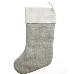 Personalised Silver Bauble Christmas Stocking Personalised Stockings|