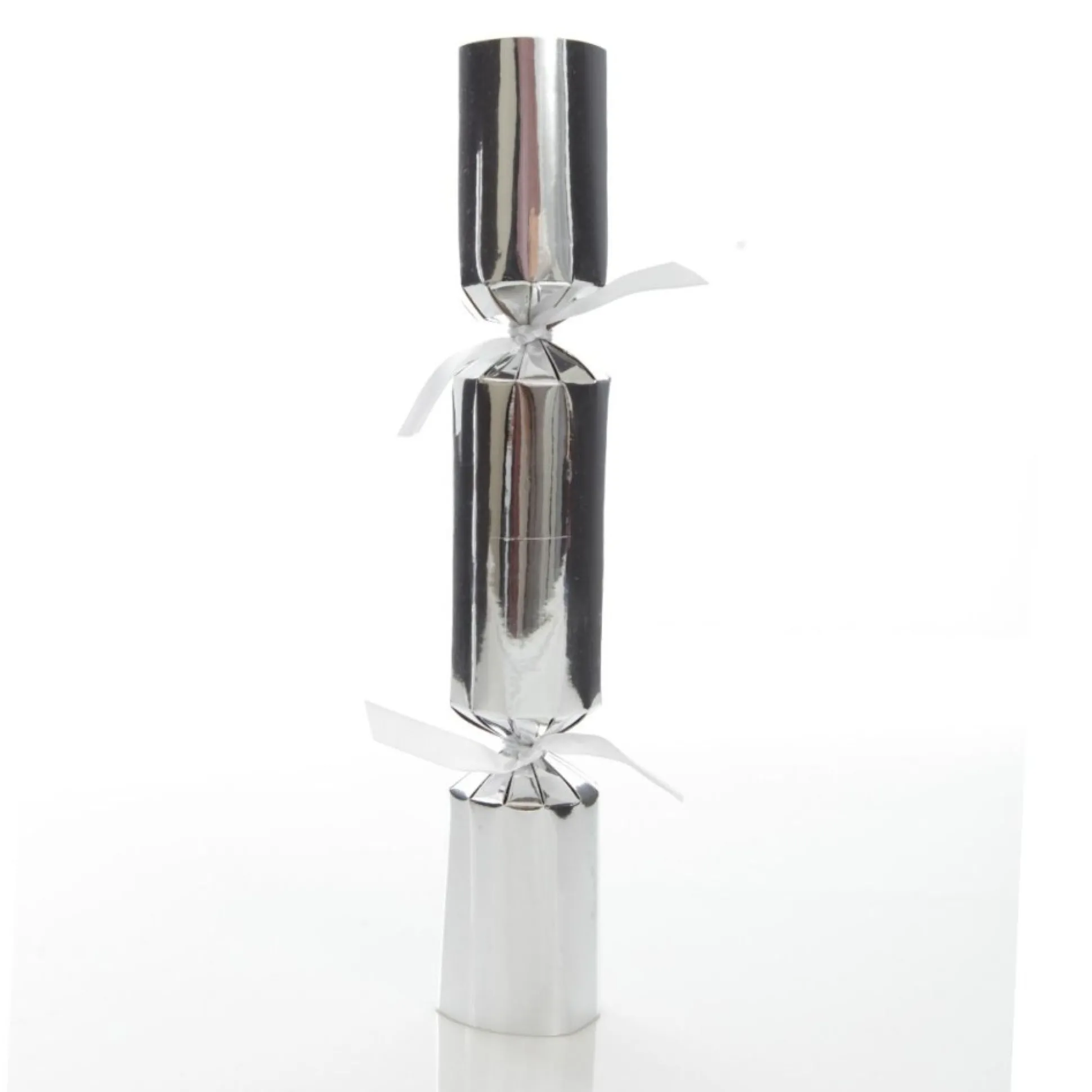 Personalised Silver Plain Bon Bon - Single Christmas Bon Bons|