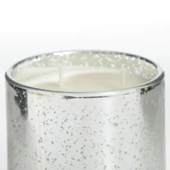 Personalised Silver Scented Christmas Candle with Glass Cloche Christmas Candles And Scents|