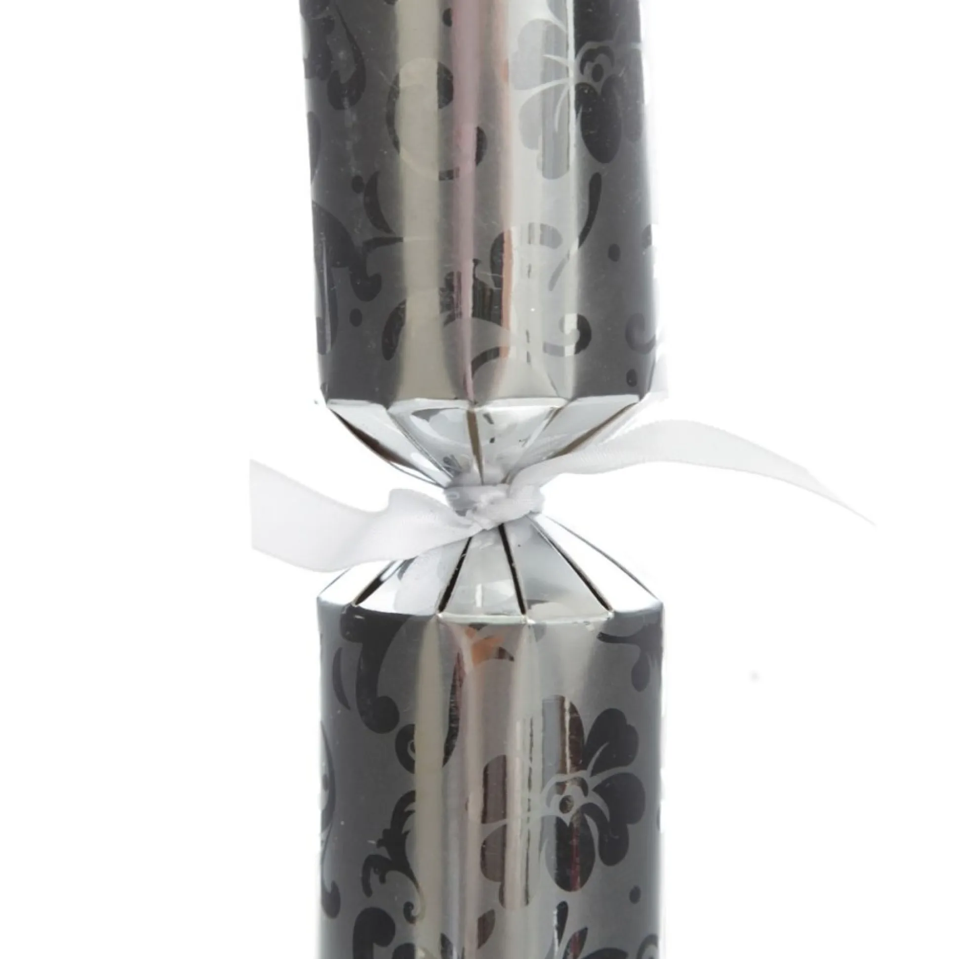 Personalised Silver Swirl Bon Bon - Single Christmas Bon Bons|