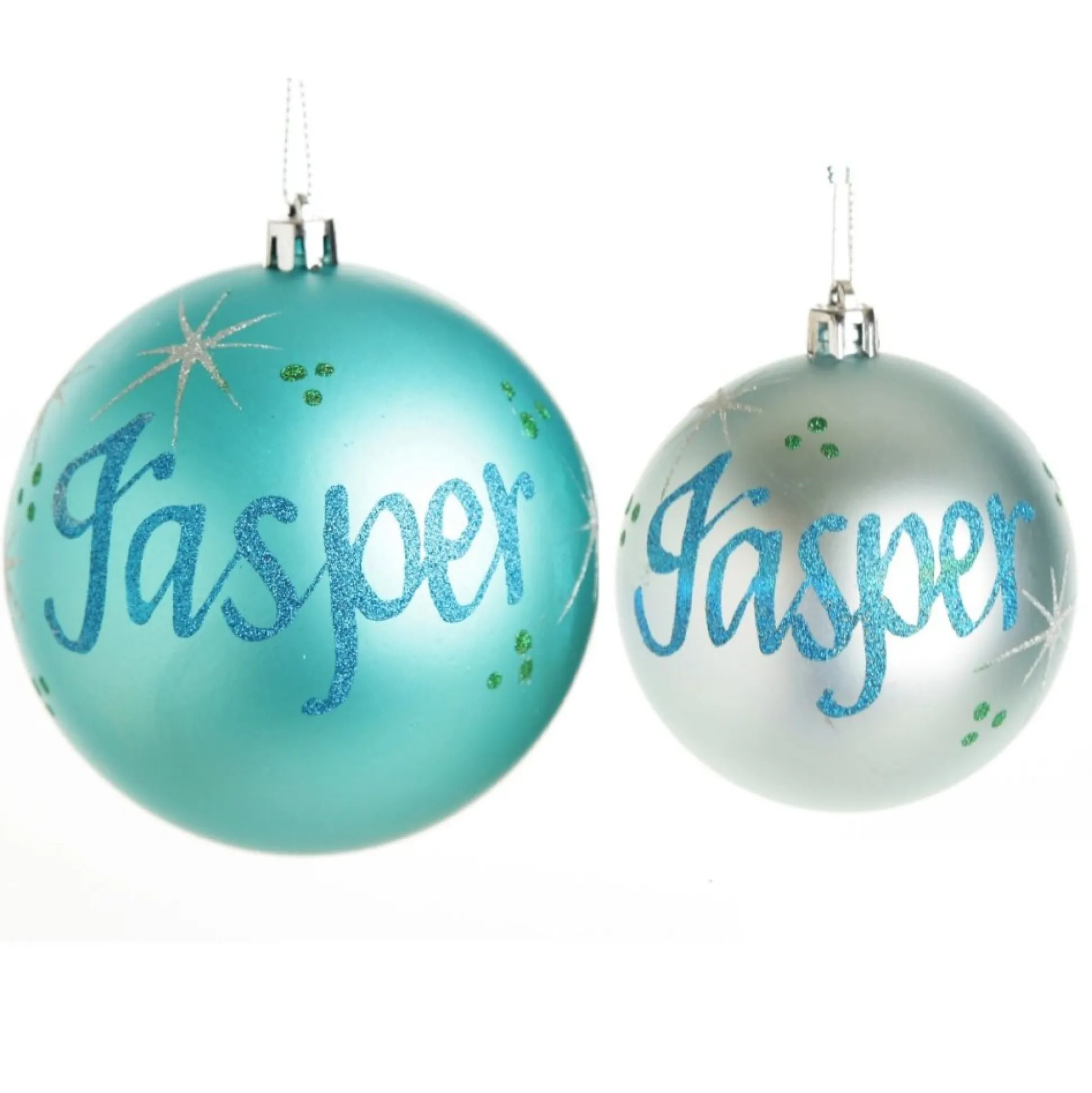 Personalised Sky Blue Shatterproof Christmas Bauble Personalised Baubles|