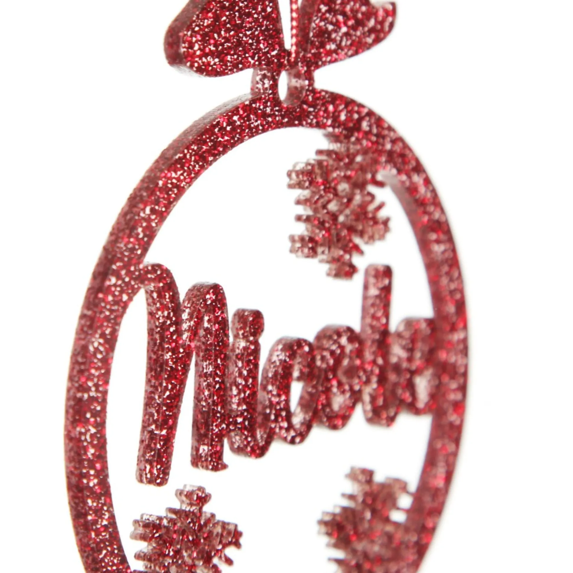 Personalised Snowflake Laser Cut Christmas Decoration Personalised Decorations|