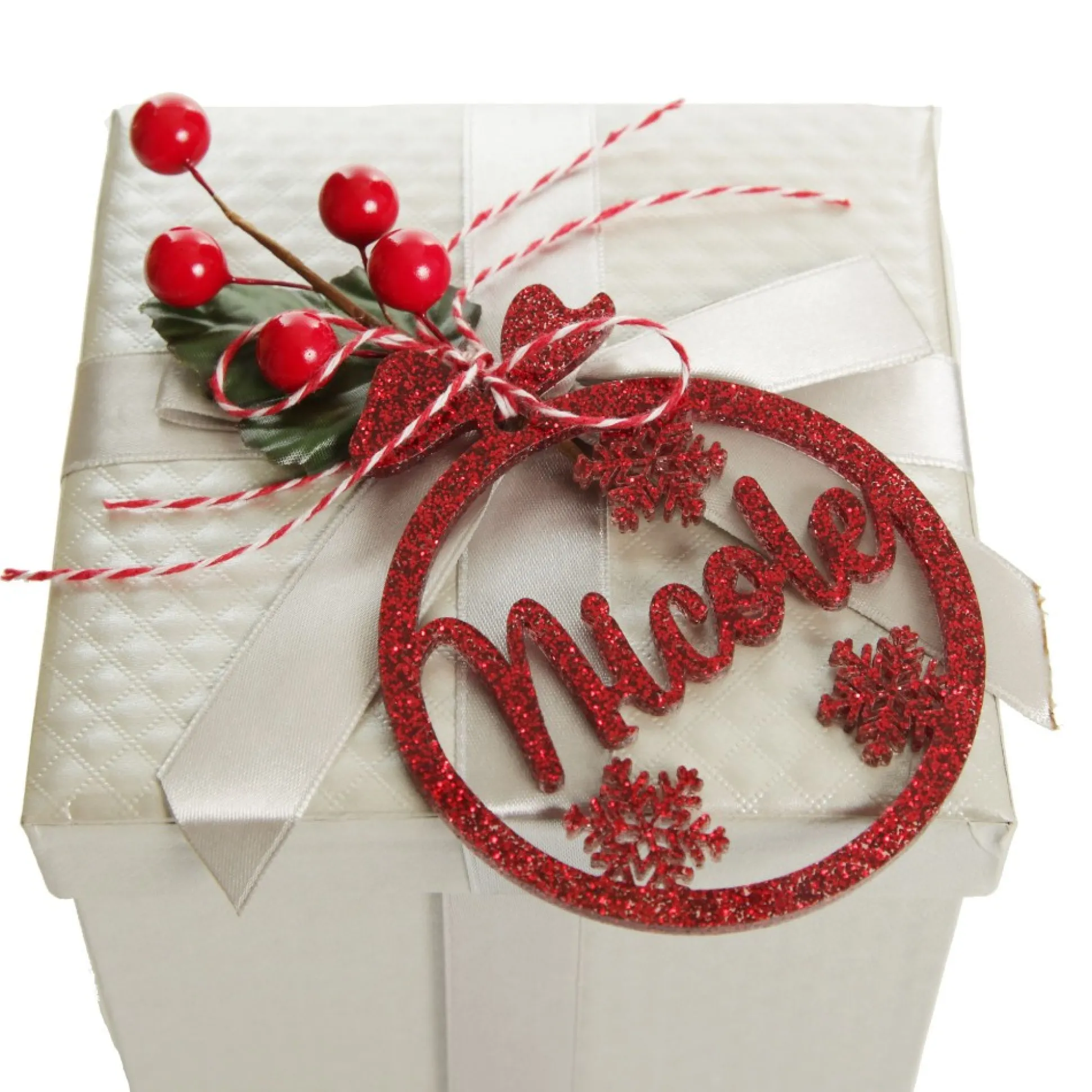 Personalised Snowflake Laser Cut Christmas Decoration Personalised Decorations|