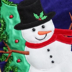 Personalised Snowman Christmas Stocking Personalised Stockings|