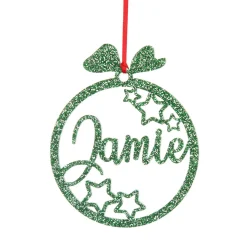 Personalised Stars Laser Cut Christmas Decoration Personalised Decorations|