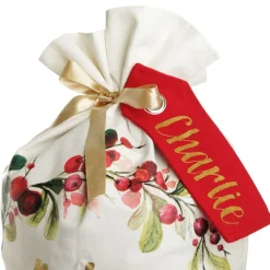 Personalised Sugarplum Merry Christmas Canvas Santa Sack Personalised Santa Sacks|