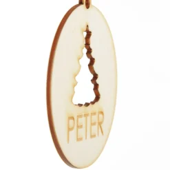 Personalised Tree Cutout Christmas Decoration Personalised Decorations|