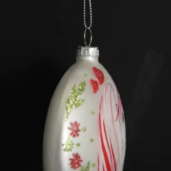 Personalised Unicorn Christmas Disc Glass Hearts And Discs|