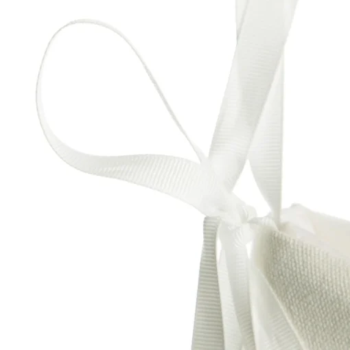 Personalised White Fur Christmas Stocking with Pom Poms Personalised Stockings|