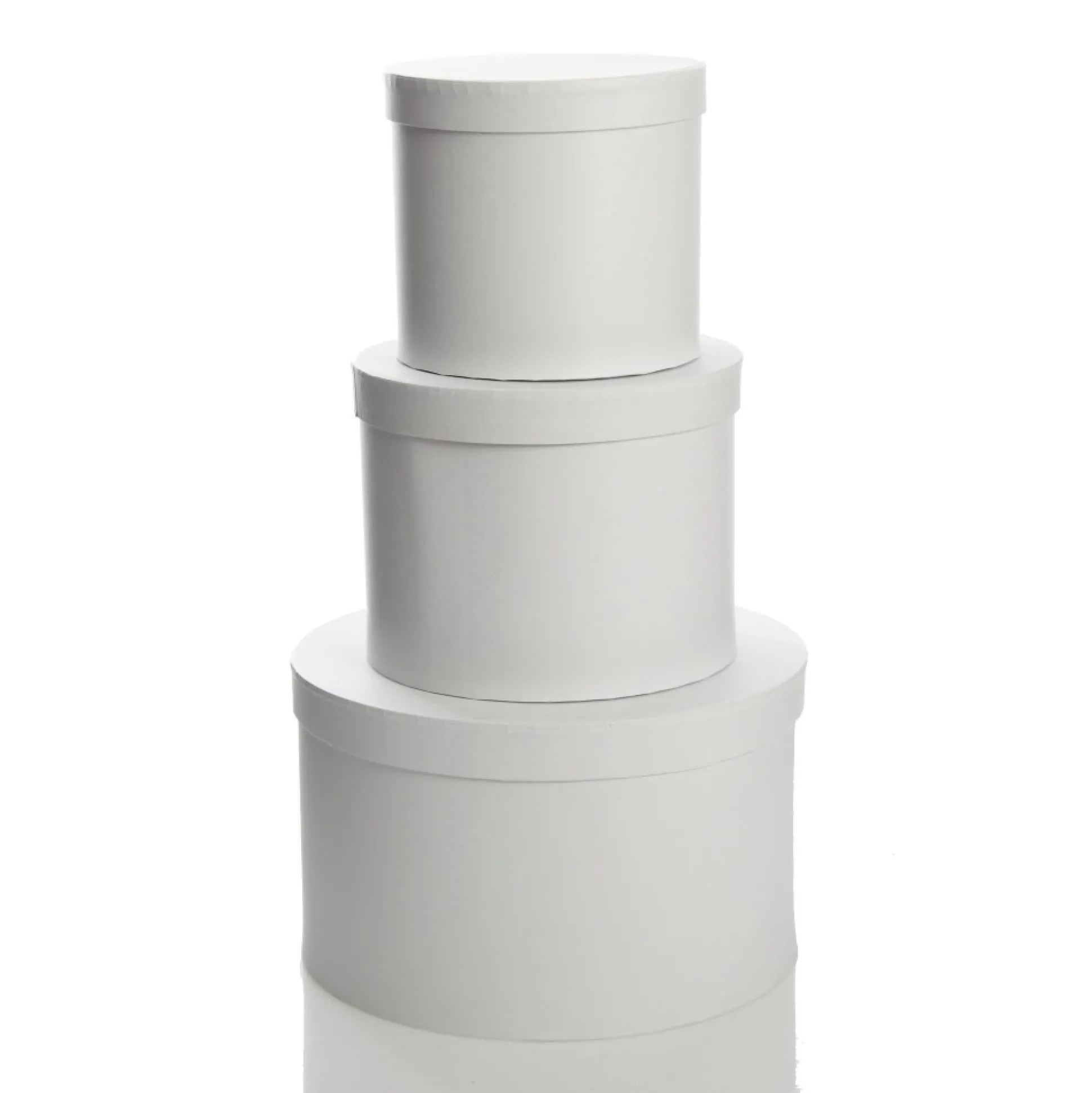 Personalised White Round Gift Box with Baby Blue Ribbon Bow Gift Wrap, Boxes, Bags & Tags|