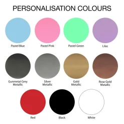 Personalised White Round Gift Box with Gold Ribbon Bow Gift Wrap, Boxes, Bags & Tags|