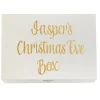 Personalised White Wooden Christmas Eve Box Gift Wrap, Boxes, Bags & Tags|