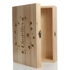 Personalised Wreath Wooden Christmas Eve Box Gift Wrap, Boxes, Bags & Tags|