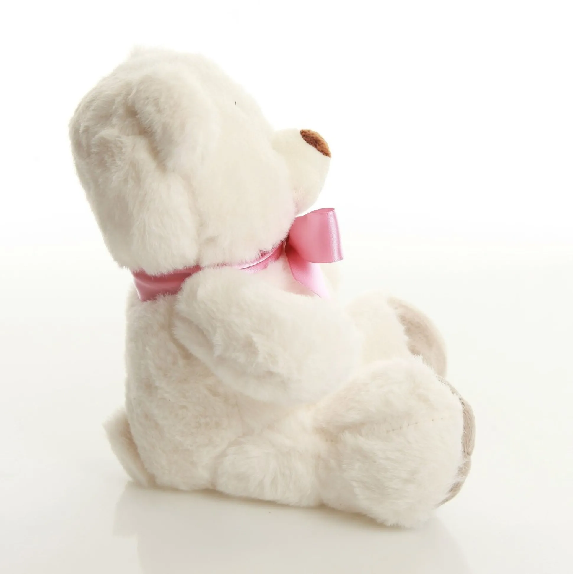 Pink Baby's First Christmas Teddy Gift Pack Glass Baubles|