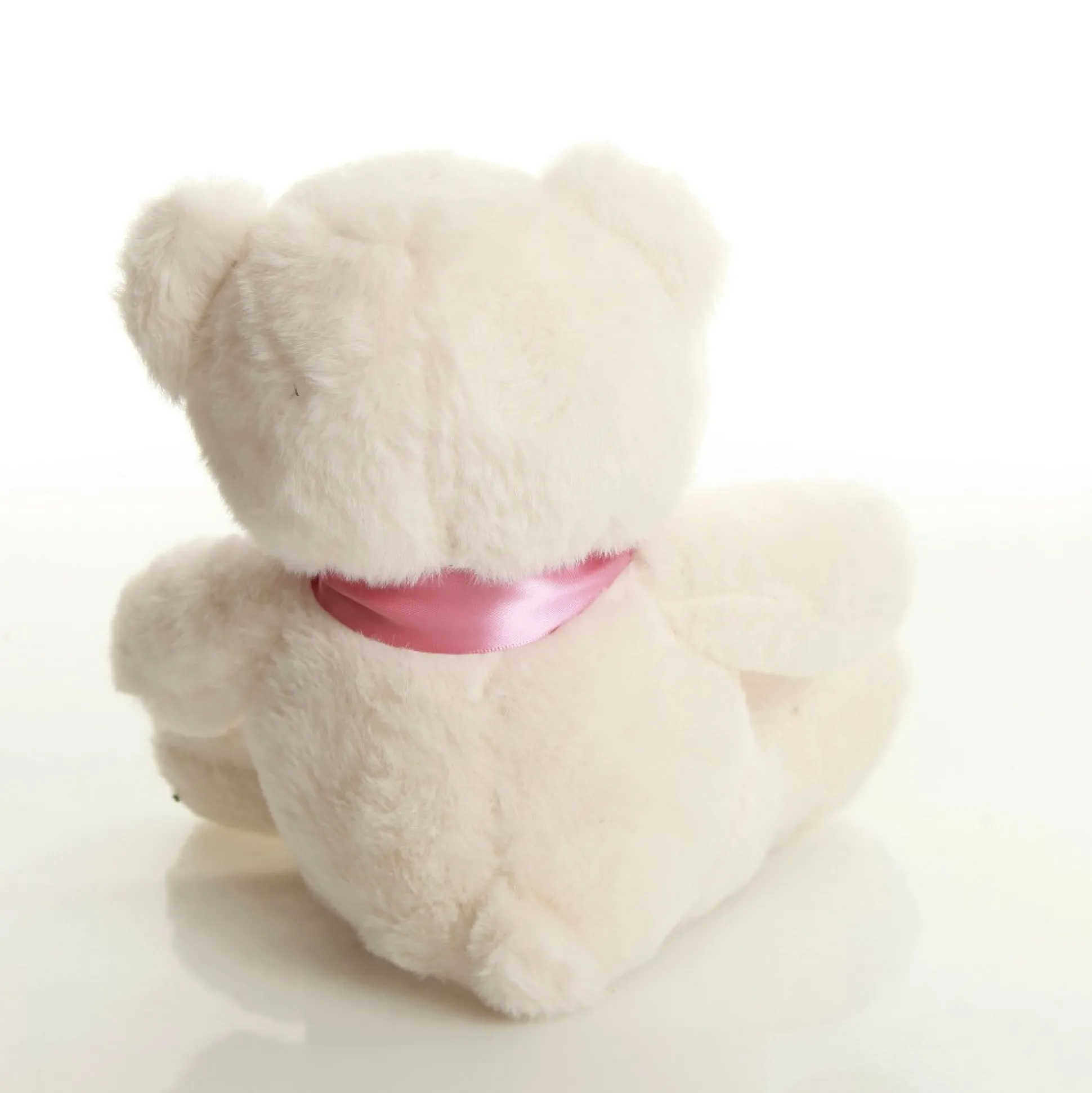 Pink Baby's First Christmas Teddy Gift Pack Glass Baubles|