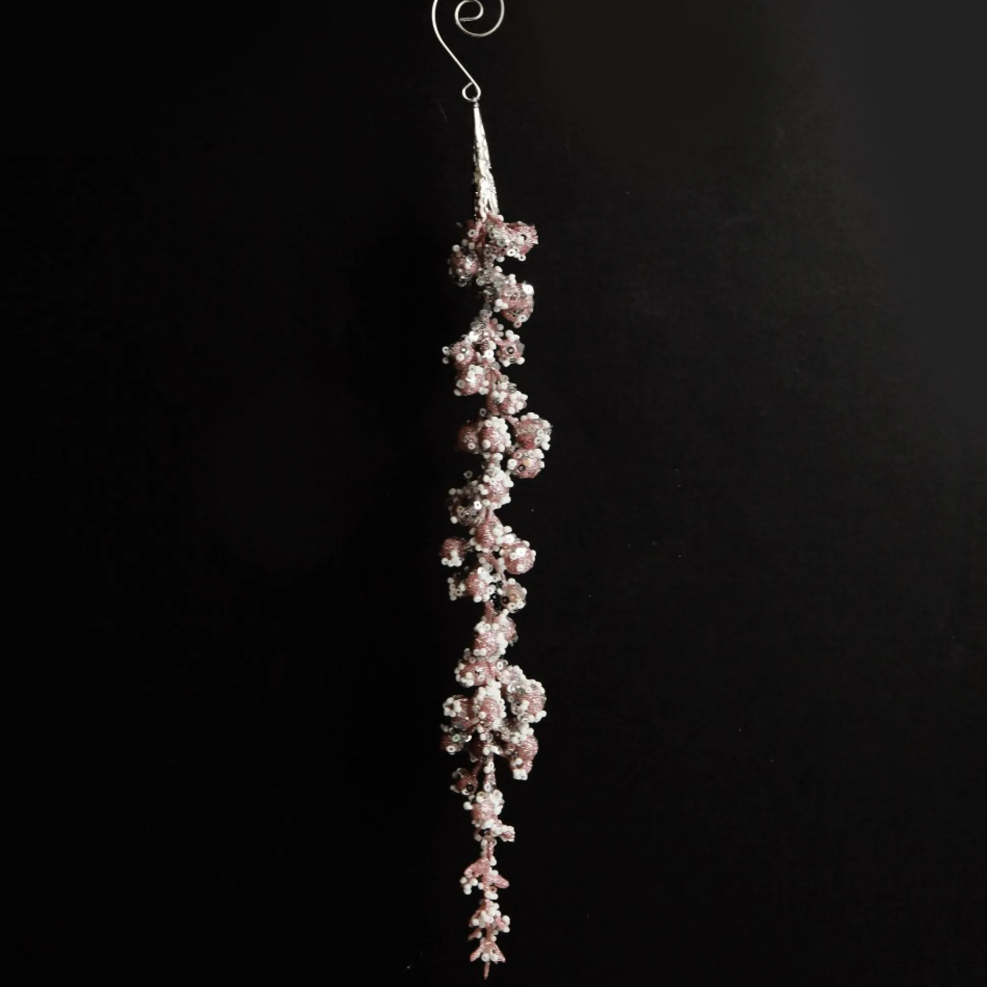 Pink Berry and Pearl Drop Christmas Tree Decoration Christmas Tree Decorations|