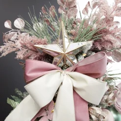 Pink Bushy Coral Spray Christmas Sprays|