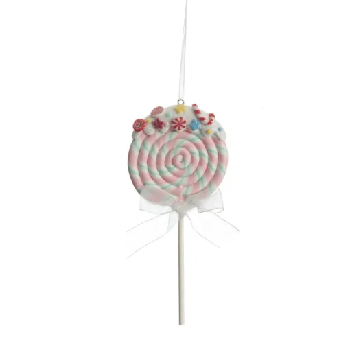 Pink Candy Swirl Lollipop Christmas Tree Decoration Christmas Tree Decorations|