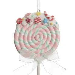 Pink Candy Swirl Lollipop Christmas Tree Decoration Christmas Tree Decorations|