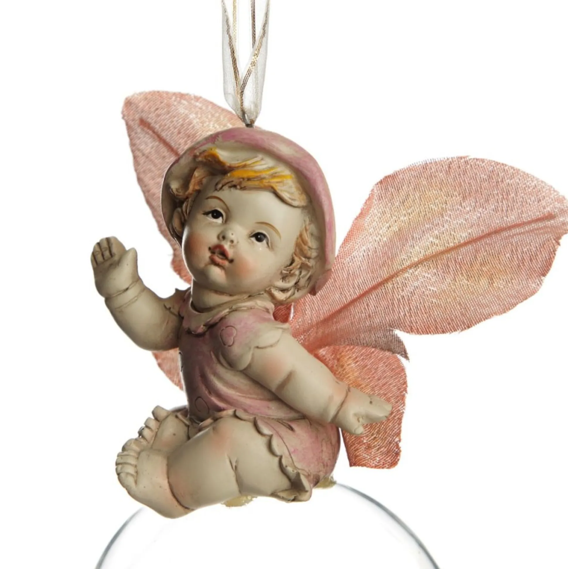 Pink Gumnut Baby Personalised Christmas Bauble Personalised Baubles|