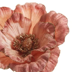 Pink Ombre Magnolia Flower Stem Christmas Flowers|