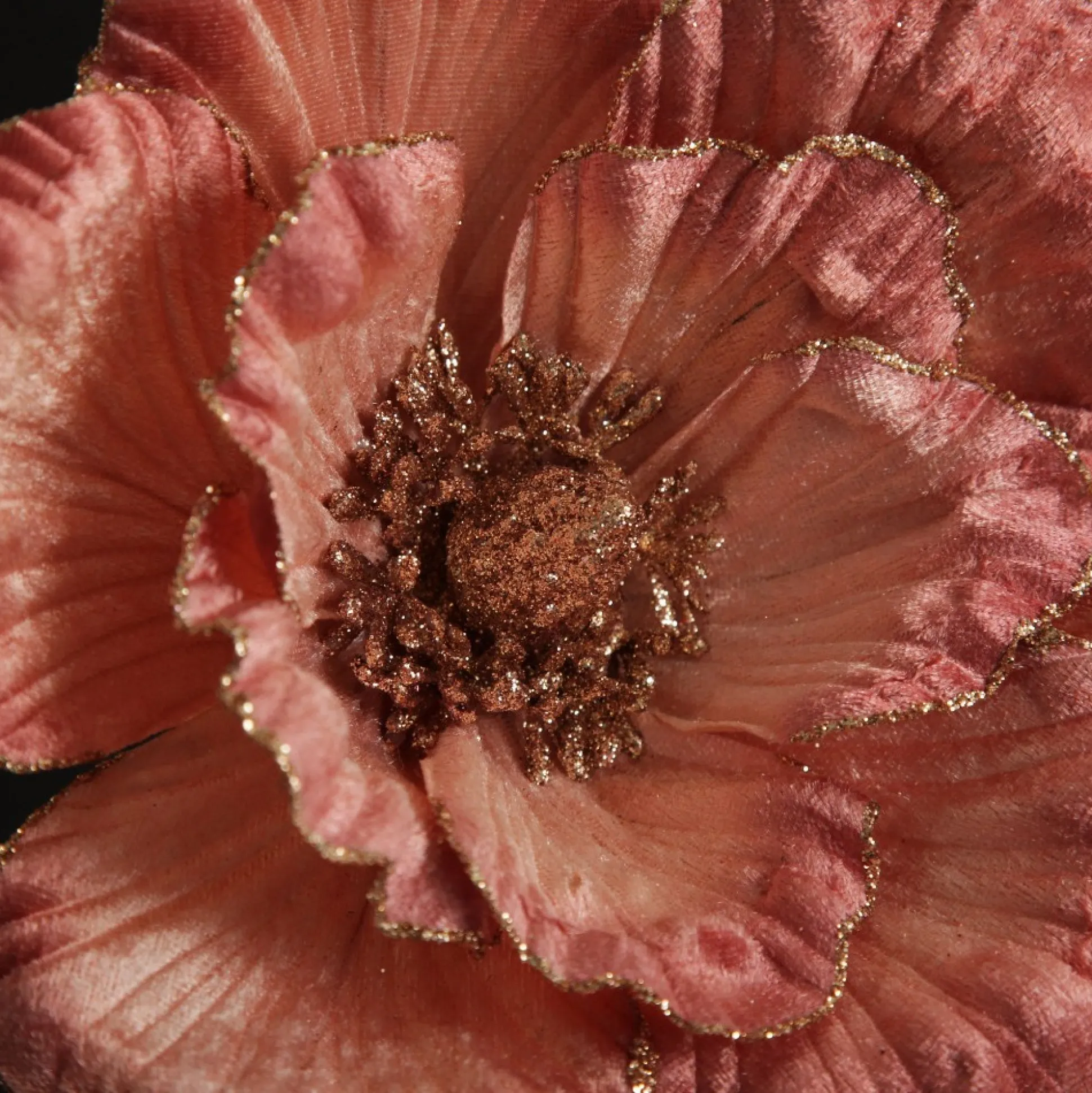 Pink Ombre Magnolia Flower Stem Christmas Flowers|