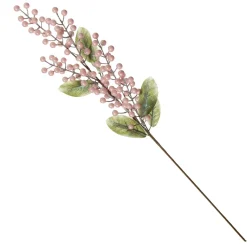 Pink Pearl Glitter Berry Spray Christmas Sprays|