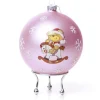 Pink Rocking Horse Christmas Bauble Personalised Baubles|