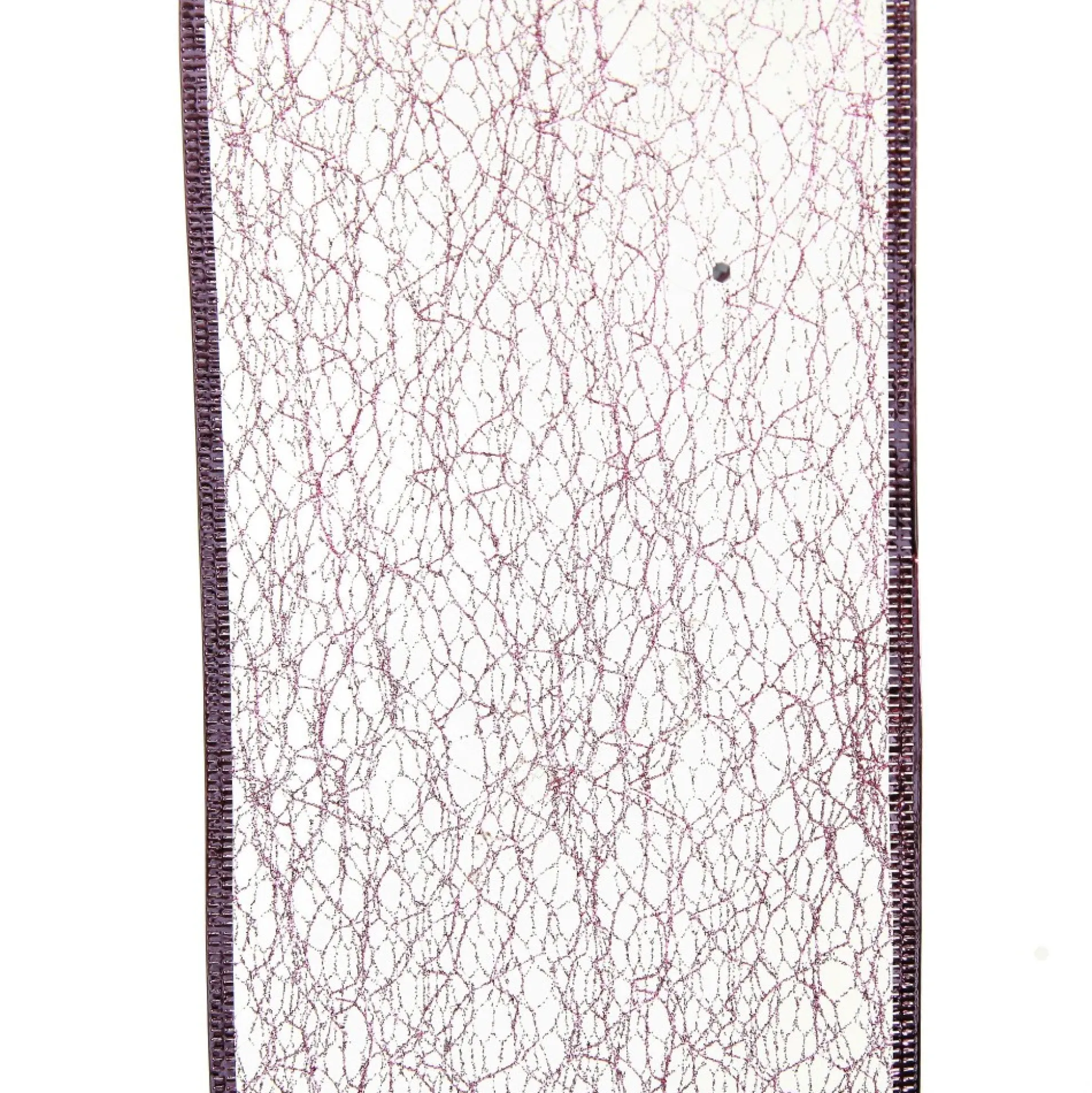 Pink Spider Mesh Wired Christmas Ribbon Garland Tree Garlands|