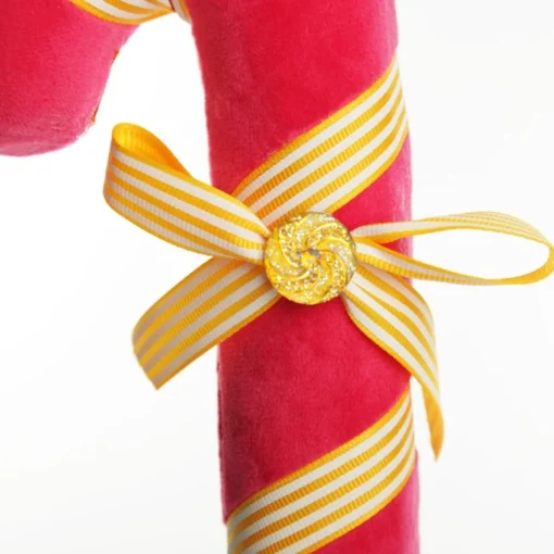 Pink Velvet Candy Cane Tree Decoration Christmas Tree Decorations|