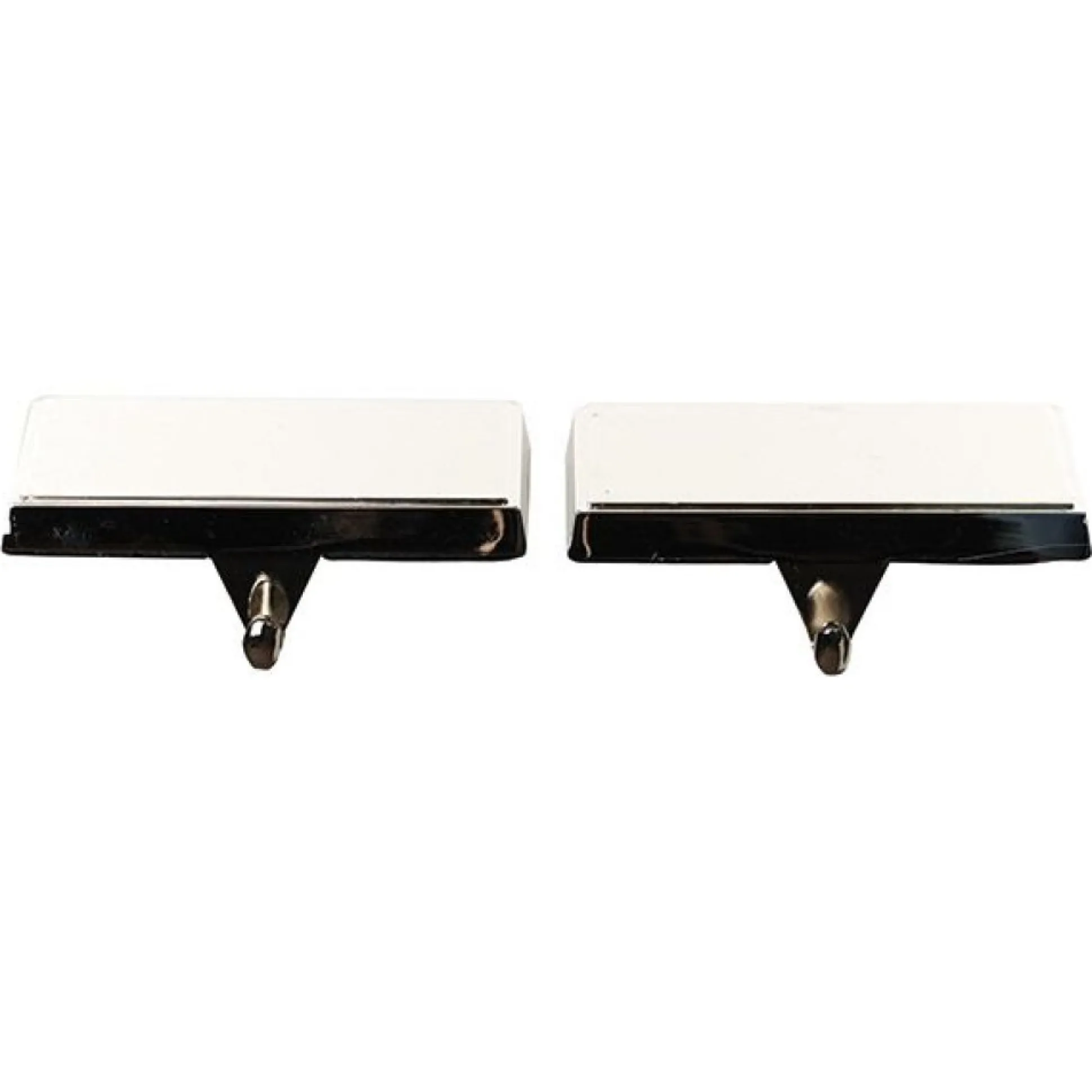 Plain Chrome Christmas Stocking Hanger - Set of 2 Stocking Hangers|