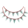 Pom Pom Christmas Bunting Tree Garlands|