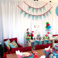 Pom Pom Christmas Bunting Tree Garlands|