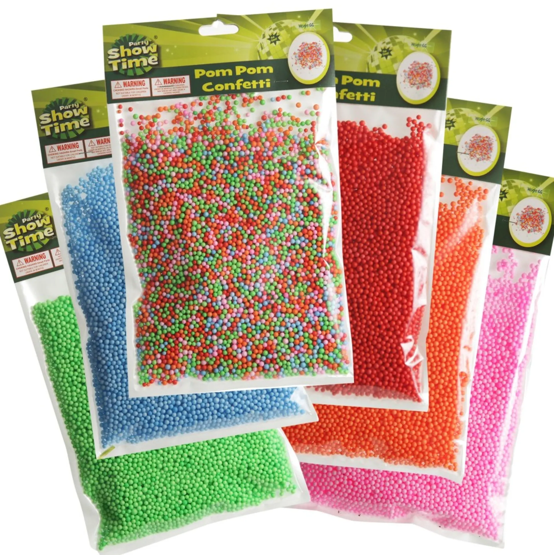 Pom Pom Foam Confetti Christmas Craft Supplies|