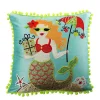 Pom Pom Mermaid Christmas Cushion Cover Christmas Cushions|