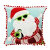 Pom Pom Santa Christmas Cushion Cover Christmas Cushions|