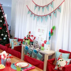 Pom Pom Santa Christmas Cushion Cover Christmas Cushions|